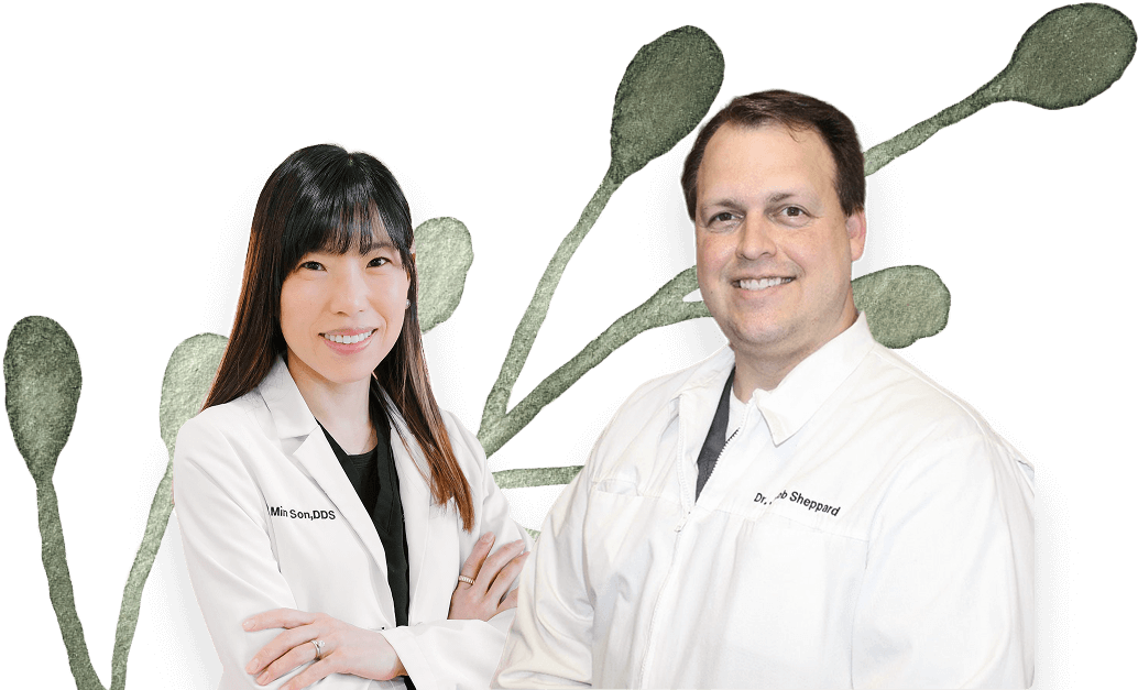 Midlothian dentists Dr. Minkyeong Son and Dr. Jacob Sheppard