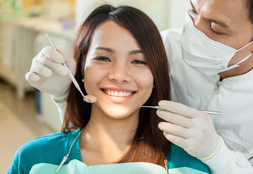 patient receiving dental care at Midlothian dental office Sycamore Family Dentistry